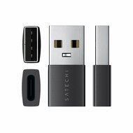 Satechi USB-A naar USB-C adapter 2 pack zwart