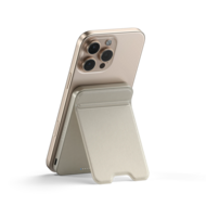 Satechi On-the-Go MagSafe powerbank 5000 mAh met stand beige
