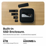 Satechi CubeDock Thunderbolt 5 hub met SSD Enclosure
