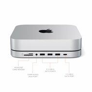 Satechi Mac Mini stand + USB-C hub + SSD  Zilver