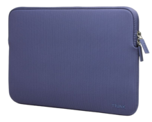 TRUNK Textile MacBook 13 inch sleeve blueberry blauw