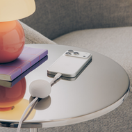 Twelve South CableStay USB-C kabel met houder beige
