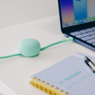 Twelve South CableStay USB-C kabel met houder beige