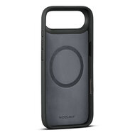 Woolnut leren MagSafe iPhone 17 Air hoesje zwart