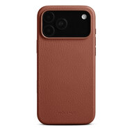 Woolnut leren MagSafe iPhone 17 Pro Max hoesje cognac