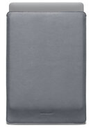 WOOLNUT Leather MacBook Pro 16 inch sleeve grijs