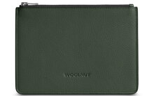 Woolnut Leather organizer sleeve groen