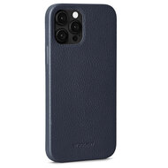 Woolnut Leather case iPhone 12 Pro Max hoesje Blauw