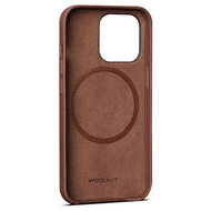Woolnut Leather MagSafe iPhone 13 Pro Max hoesje Cognac