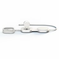 ZENS Charging Cable Pro 3 USB-C kabel met MagSafe en Apple Watch oplader wit