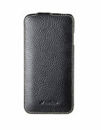 Melkco Leather Jacka Flip iPhone 6/6S hoesje Zwart