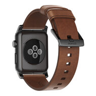 Nomad leren Apple Watch 49 /  45 / 44 mm bandje Bruin