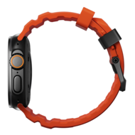 Nomad Rocky Point Apple Watch 49 / 46 /&nbsp;45 mm bandje oranje / zwart