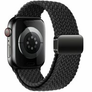 TechProtection Nylon Plus Apple Watch 49 / 46 / 45 mm bandje zwart