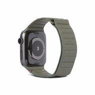 Decoded Traction Leather Apple Watch 42 / 41 / 40 mm bandje groen