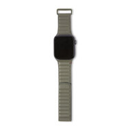 Decoded Traction Leather Apple Watch 45 / 44 mm bandje Groen
