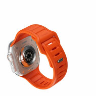 KeyBudz Journey FKM Apple Watch bandje oranje
