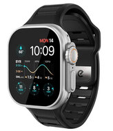 KeyBudz Journey FKM Apple Watch bandje zwart