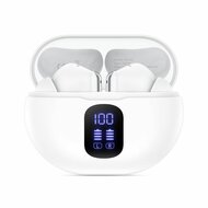 TechProtection UltraBoost Pro Earphone draadloze bluetooth oordopjes wit