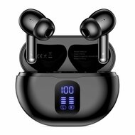 TechProtection UltraBoost Pro draadloze bluetooth oordopjes zwart