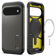 Spigen Tough Armor MagSafe Google Pixel 11 hoesje gun metal