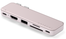 Satechi USB-C Snap MacBook Neo hub Blush
