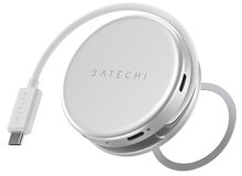 Satechi OntheGo 5 in 1 Multiport Adapter USB-C hub Silver grau