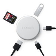 Satechi OntheGo 5 in 1 Multiport Adapter USB-C hub Silver grau