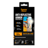 PanzerGlass Anti Reflectie Armor iPhone 18 Pro glazen screenprotector fastfit