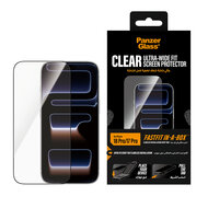 PanzerGlass Ultra Wide Fit iPhone 18 Pro glazen screenprotector fastfit