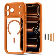 TechProtection Peak CC MagSafe iPhone 18 Pro Max hoesje oranje