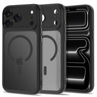 TechProtection Peak CC MagSafe iPhone 18 Pro Max hoesje mat zwart
