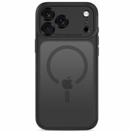 TechProtection Peak CC MagSafe iPhone 18 Pro Max hoesje mat zwart