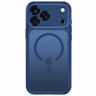 TechProtection Peak CC MagSafe iPhone 18 Pro Max hoesje mat deep blauw