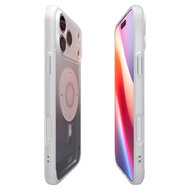 Spigen Ultra Hybrid MagSafe iPhone 18 Pro hoesje classic zilver