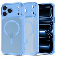 TechProtection Peak CC MagSafe iPhone 18 Pro Max hoesje mat sky blue