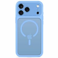 TechProtection Peak CC MagSafe iPhone 18 Pro Max hoesje mat sky blue