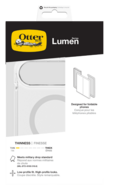 OtterBox Lumen MagSafe iPhone Duo hoesje transparant