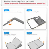 Spigen Tough Armor Pro MagSafe iPhone&nbsp;Duo hoesje metal slate