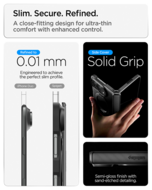 Spigen Slim Armor Pro S iPhone Duo hoesje zwart