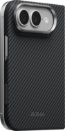 PITAKA Edge iPhone Duo Back Cover hoesje zwart