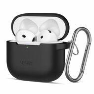 TechProtection siliconen&nbsp;AirPods 5 / AirPods 4 hoesje zwart