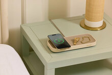 Twelve South Valet draadloze oplader small taupe 