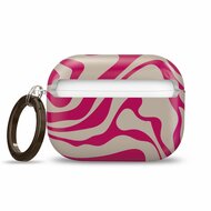 TechProtection Design AirPods Pro 3 hoesje flamingo