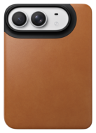 Nomad Mag Leather Back iPhone Duo hoesje saddle