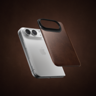 Nomad Mag Leather Back iPhone Duo hoesje bruin
