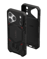 UAG Monarch Pro MagSafe iPhone 18 Pro hoesje kevlar zwart