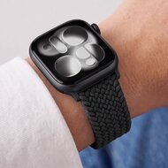 TechProtection Nylon Plus Apple Watch 49 / 46 / 45 mm bandje zwart