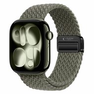 TechProtection Nylon Plus Apple Watch 49 / 46 / 45 / 44 mm bandje groen