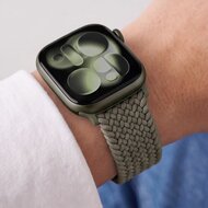 TechProtection Nylon Plus Apple Watch 49 / 46 / 45 / 44 mm bandje groen